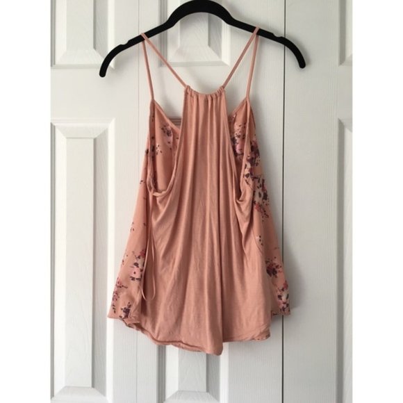 LC Floral Ruffle Dressy Tank Top - Picture 4 of 4